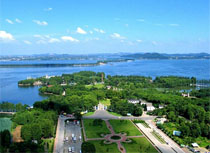 美しい武漢東湖新技術開発区の自然公園