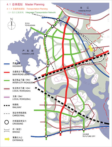 東湖高新技術開発区左岭鎮地区周辺インフラ計画